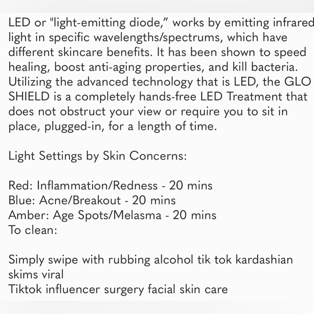 GLO Beam LED Mask - Picture 7 of 7